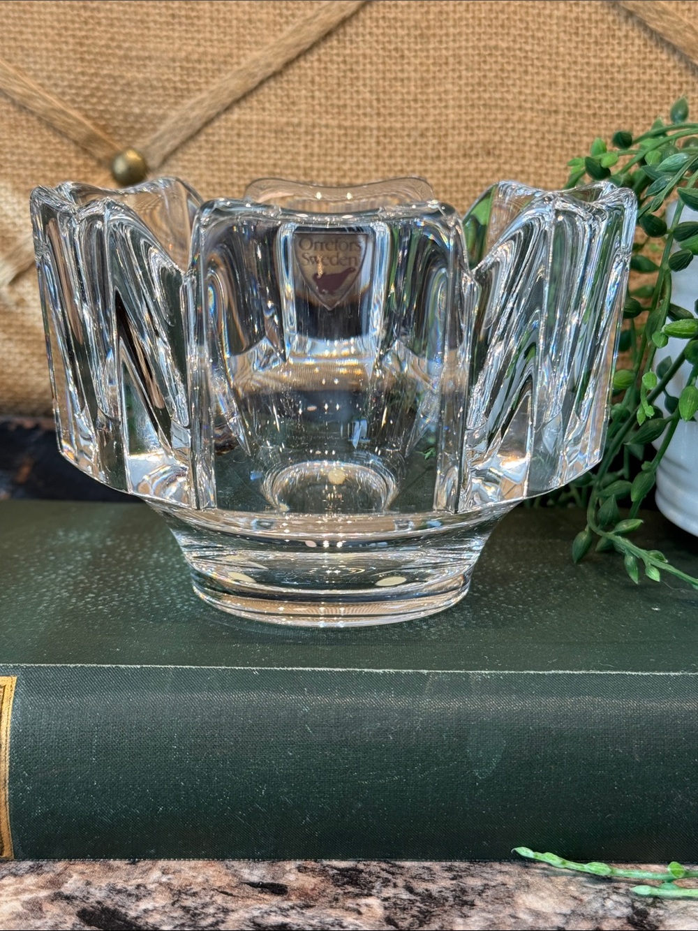 Orrefors Crystal Dish